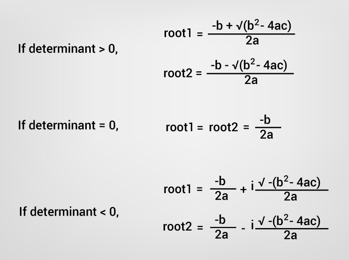 C++ 实例  – 求一元二次方程的根