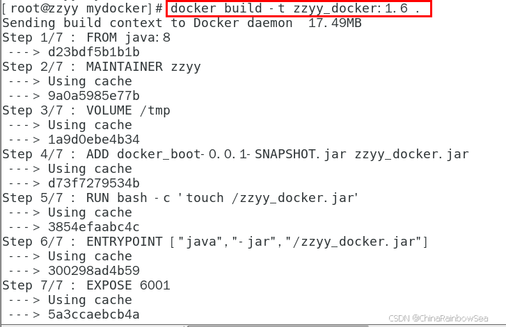 11. Docker 微服务实战(将项目打包生成镜像，在 Docker 当中作为容器实例运行) - Rainbow